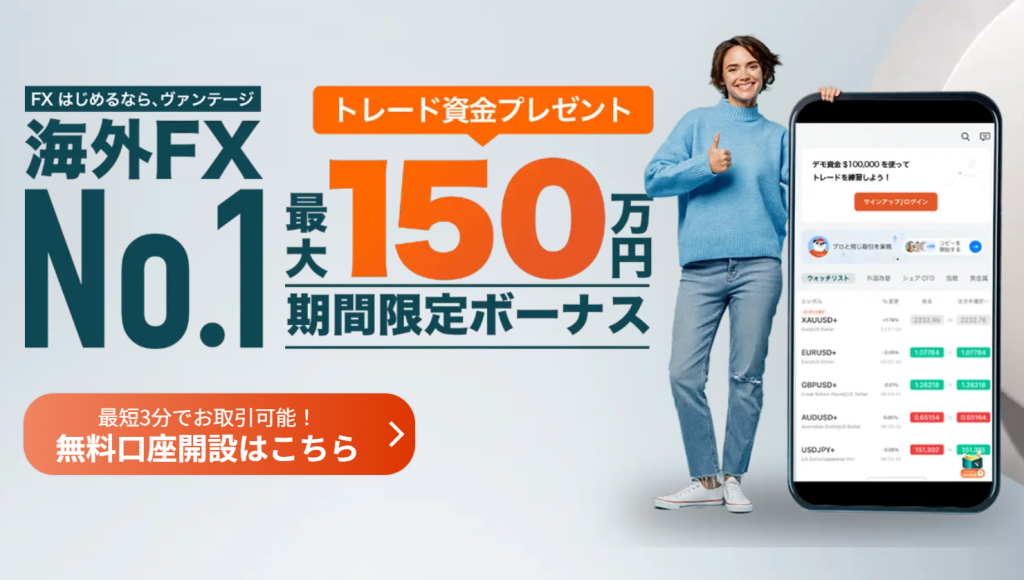 Vantage Trading公式サイト