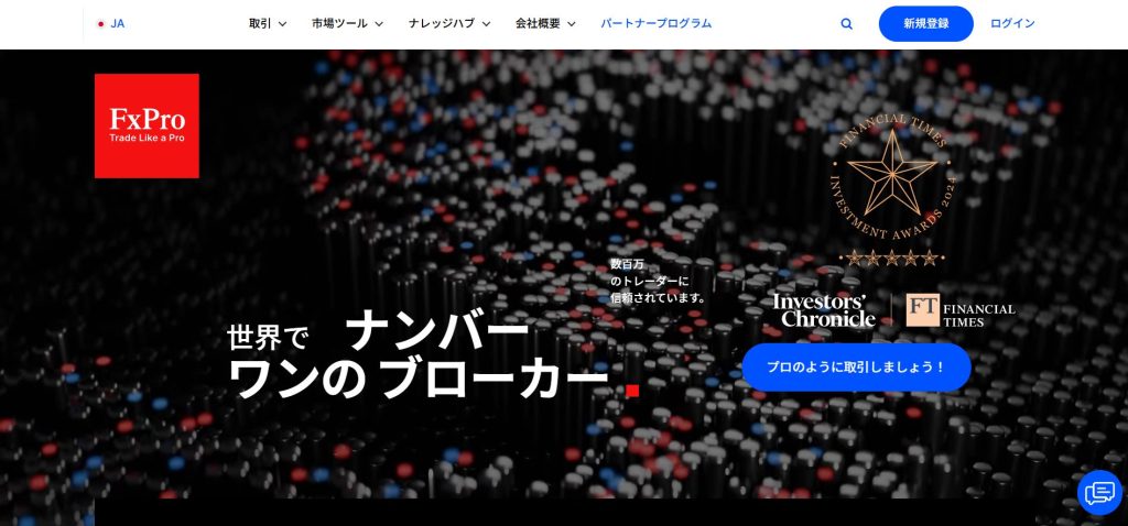 FxPro 公式サイト