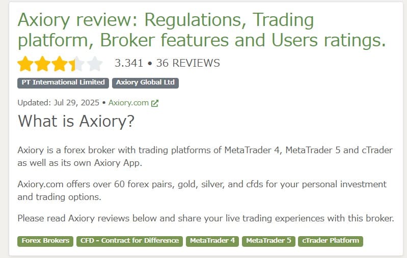 AXIORY・FPA