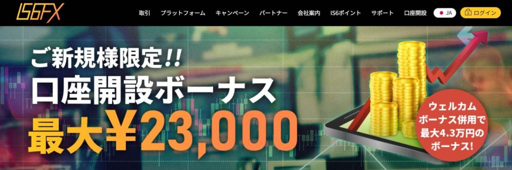 IS6FX newaccountbonus