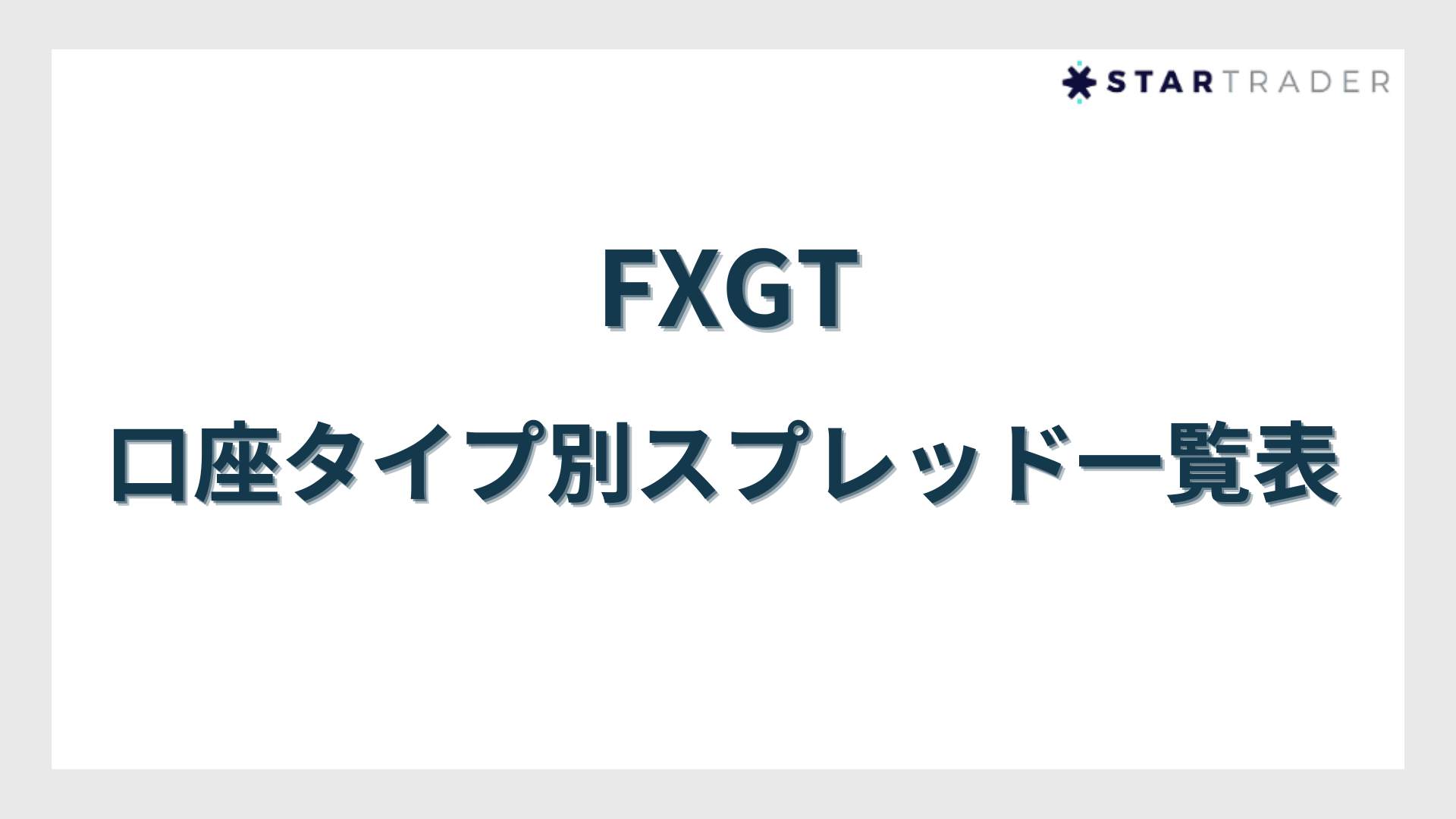 FXGT spread