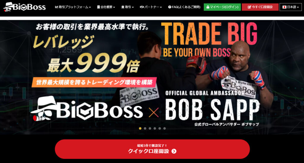 Big Boss のホームページ