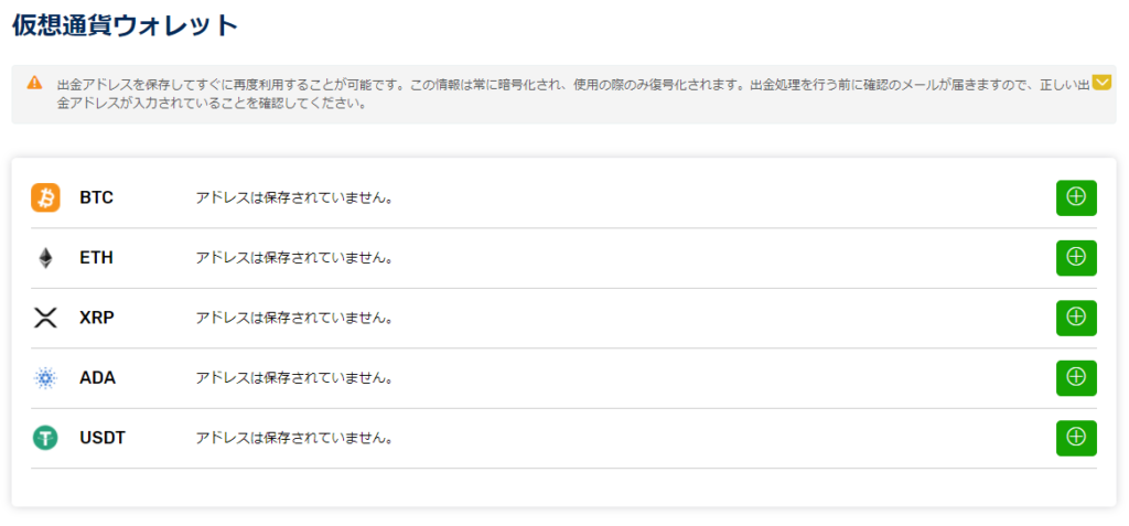 FXGTのマイページ
