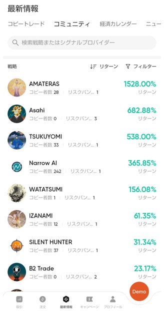 VantageFXマスターコピートレード