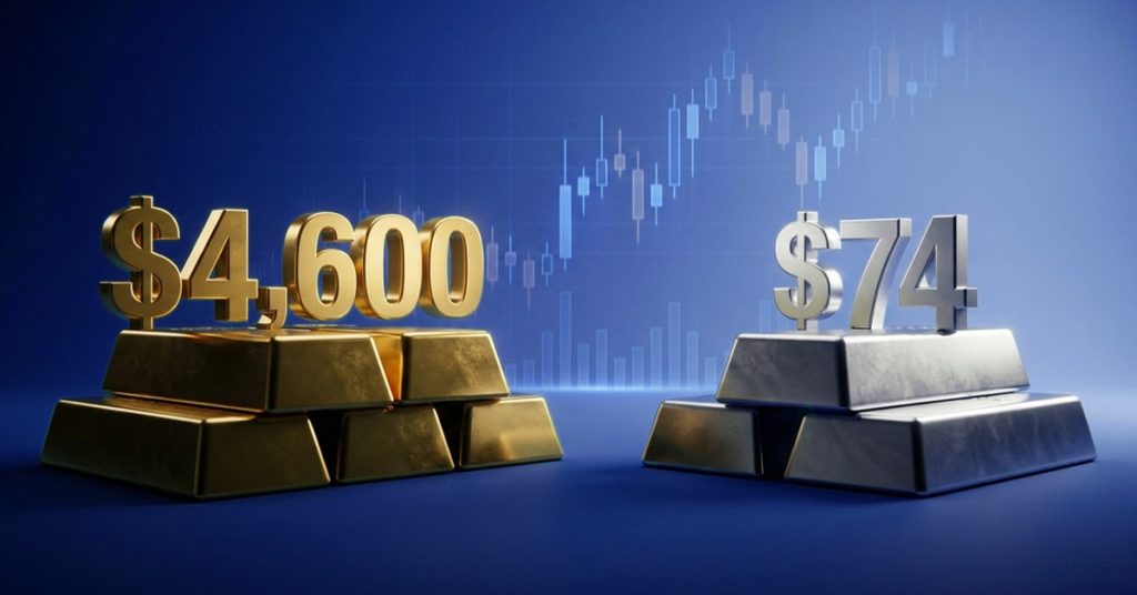 金価格は回復し、4,600ドルに近づく勢いで推移