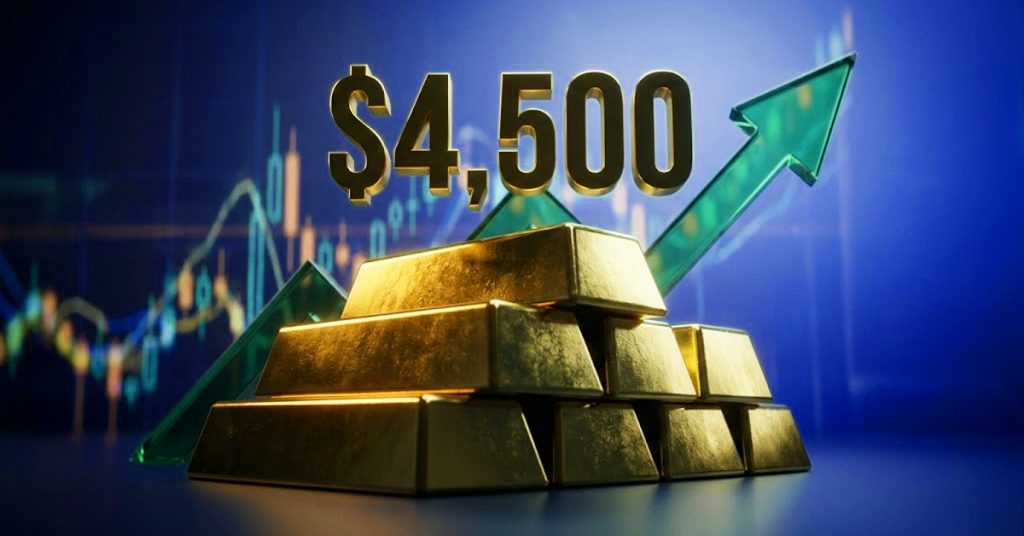 金は4,500ドルを回復 荒い値動きの中で持ち直し