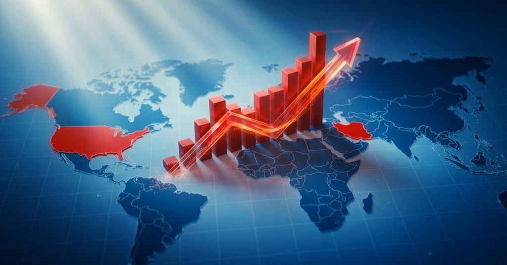 戦争の長期化観測を受け、株式市場は下落