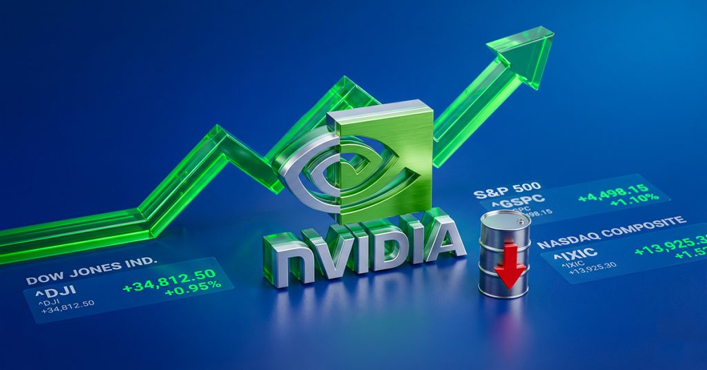 米主要株価指数は反発、Nvidiaの好決算と原油安が支援材料に